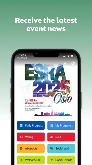 ESRA Congress 2025 screenshot 1