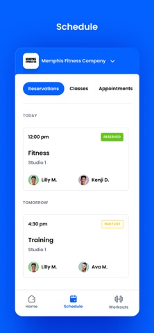 Memphis Fitness Company iPhone screenshot