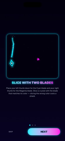 Cosmic Slice iPhone screenshot