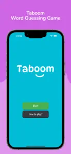 Taboom - Word Guessing Game screenshot #1 for iPhone