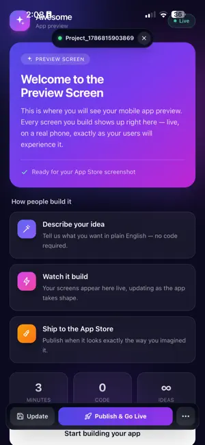 MakeMyAppAI screenshot 2