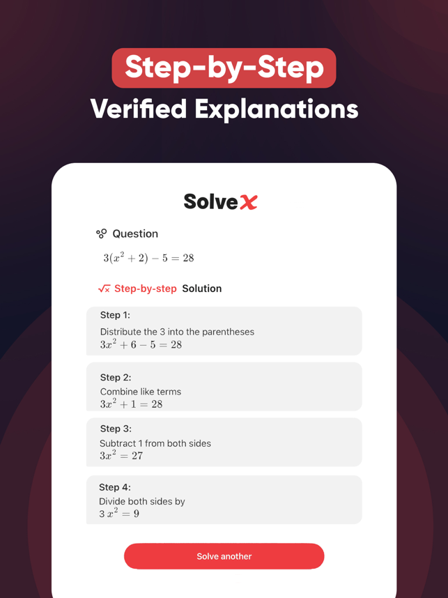 ‎SolveX - Ai Homework Helper Screenshot