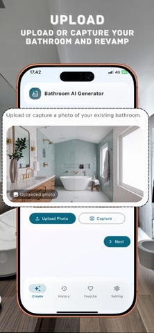 Bathroom AI : Redesign Home Screenshot 4 of 6