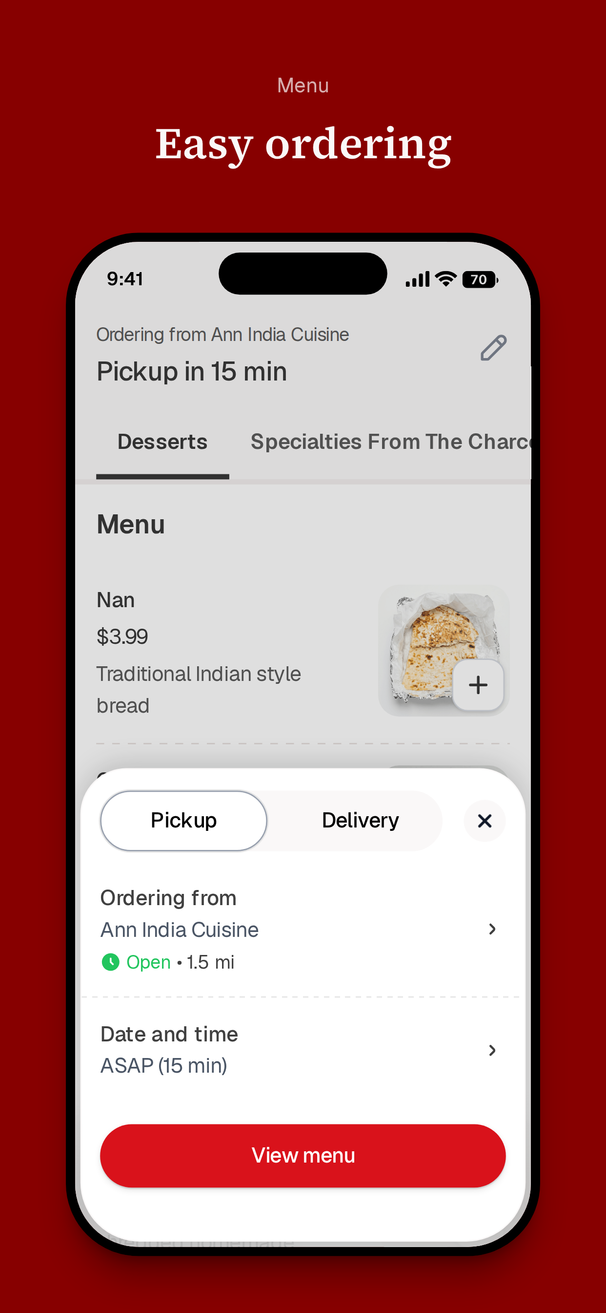 Ann India Cuisine screenshot 6