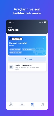Araç Takvimi screenshot 1