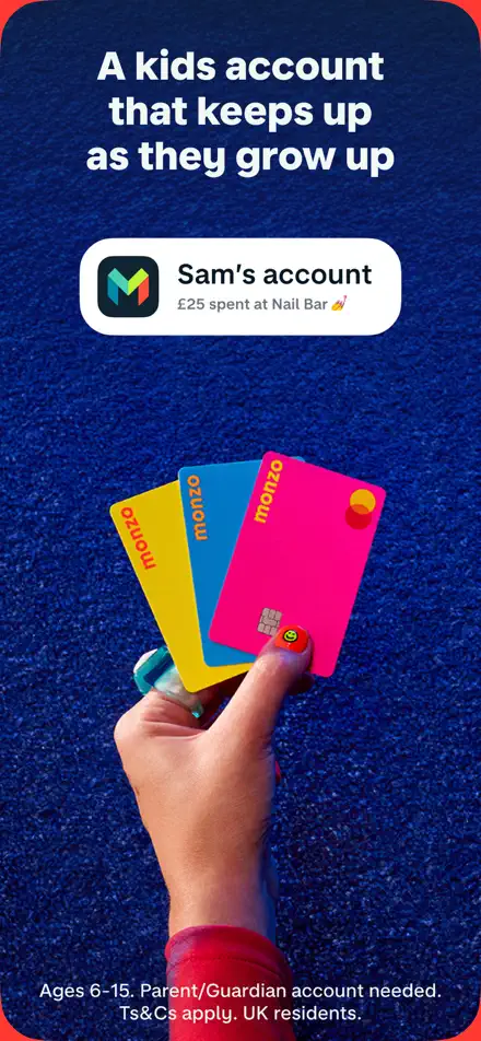 Monzo app screenshot 3
