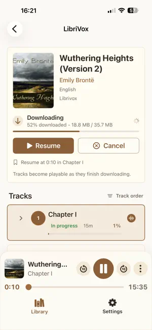 Libly: Audiobook Player screenshot 4