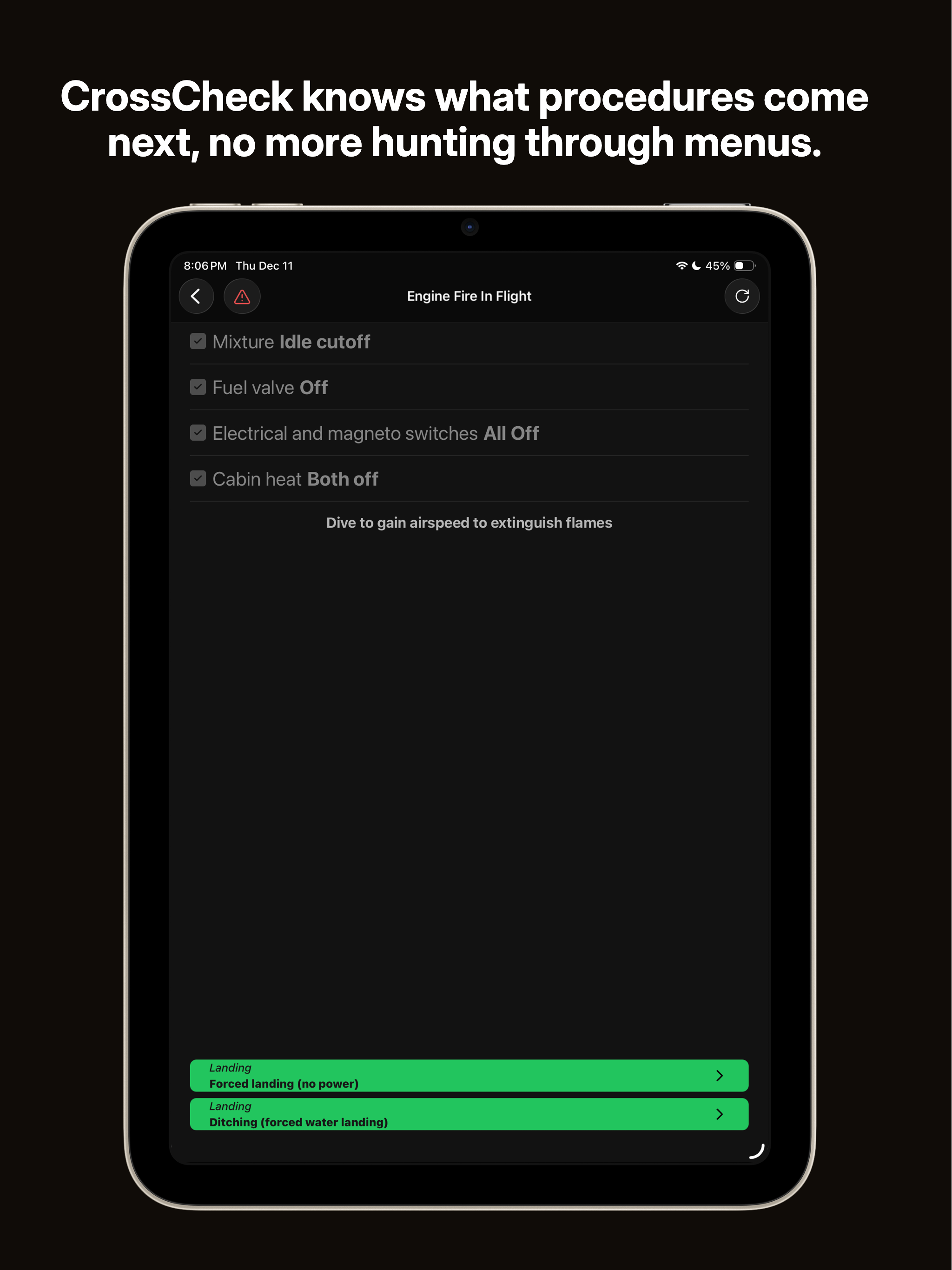 CrossCheck Checklists