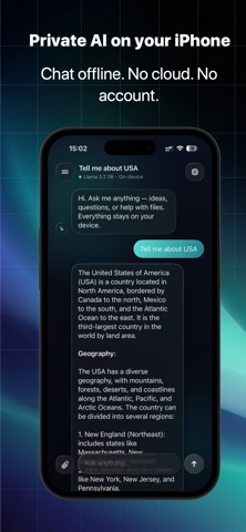 Offline AI - Private Screenshot 1 of 4
