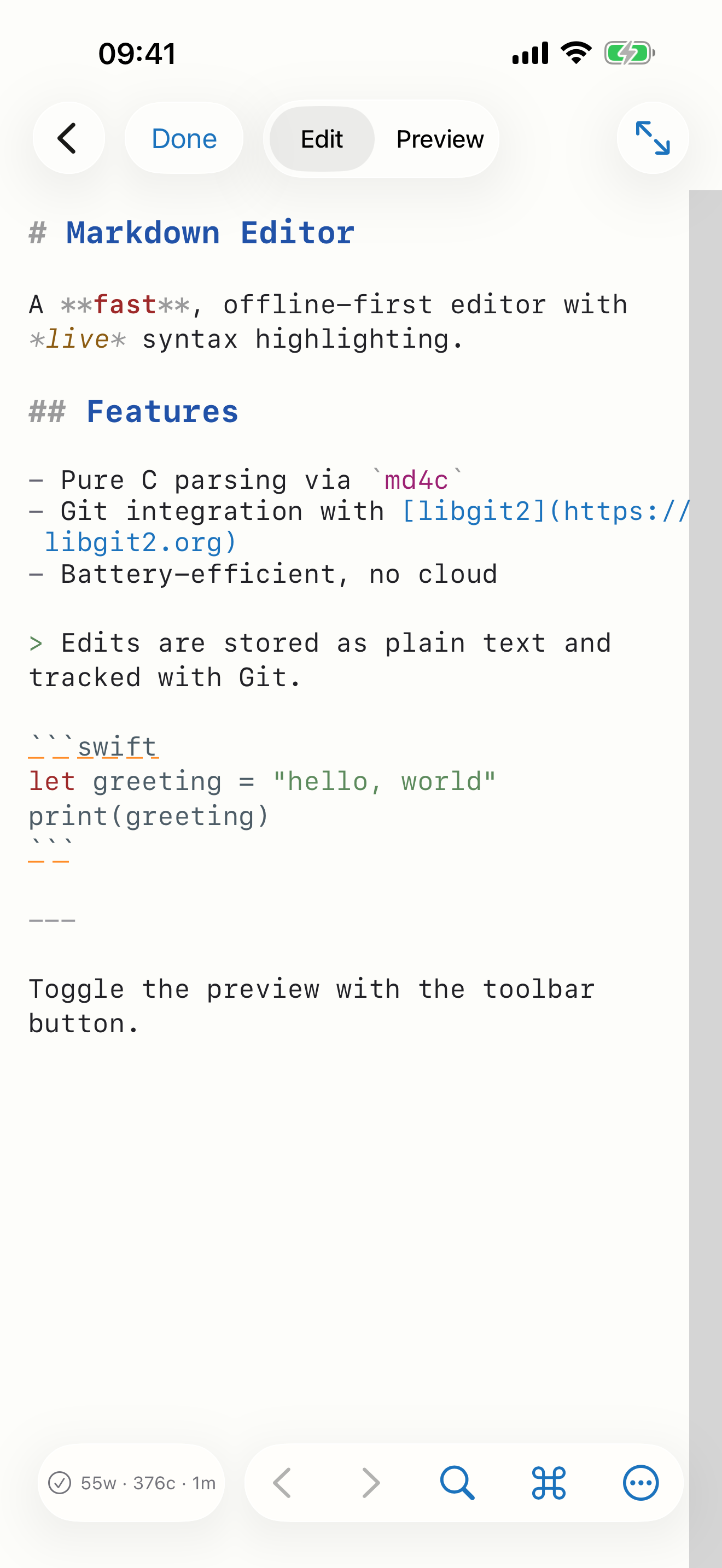 Git-Integrated Markdown Editor screenshot 7