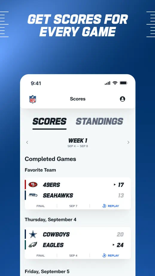 NFL, App Store screenshot 8