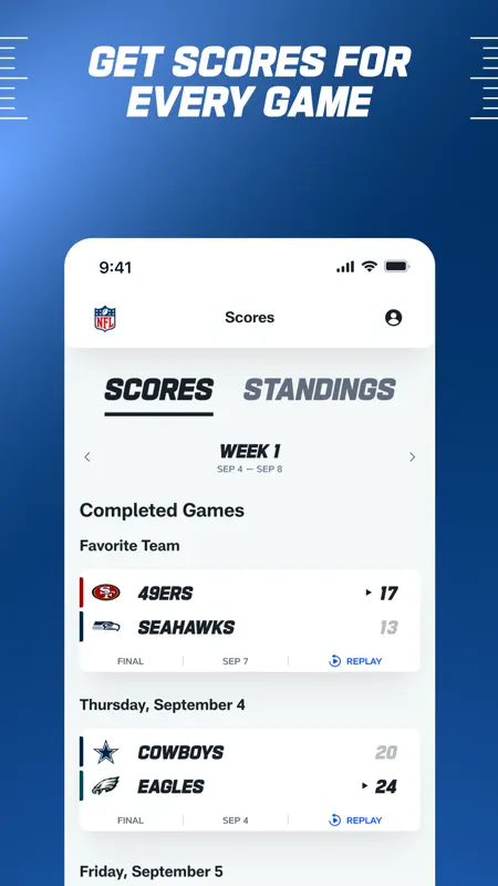 NFL screenshot 8 of 9