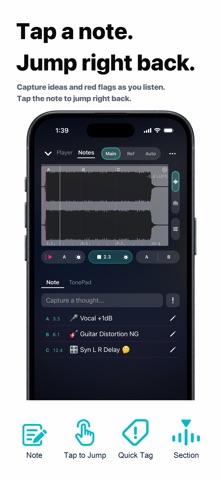 CueCueNote skjermbilde 5