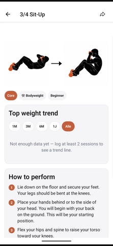 PumpTrace Strength Log Screenshot 5 of 9