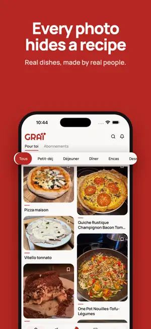 GRAÏ: recipes, menu, groceries screenshot 2