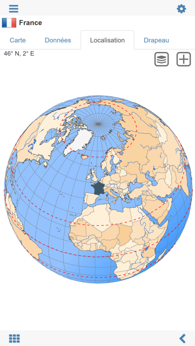 Screenshot #2 pour Atlas mondial MxGeo Pro