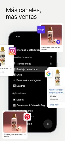 Captura de pantalla de Shopify, Tu Tienda Online en iPhone 3