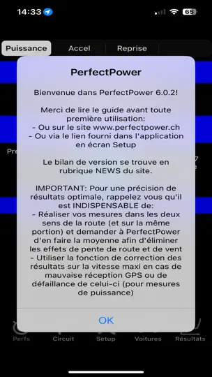 Capture d'écran de PerfectPower sur iPhone 1