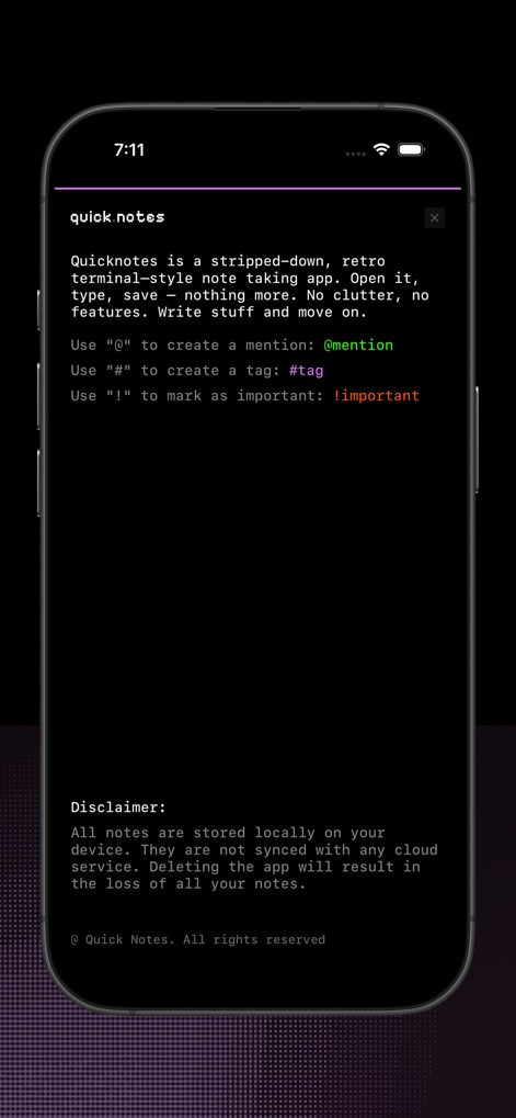Quick.Notes - Productivity App | MWM