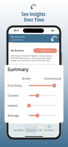 My NeurOptimal® Companion screenshot