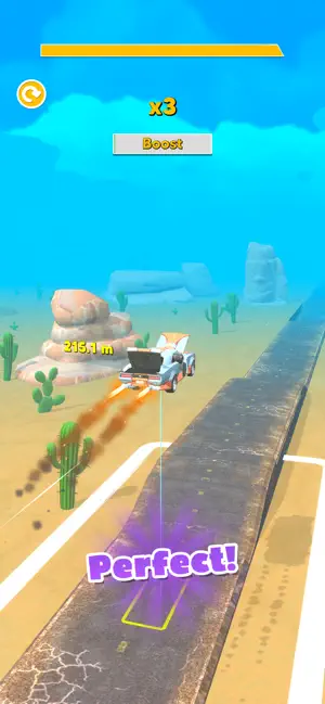 Mega Car Fly: Jet Pack Jumping screenshot 1