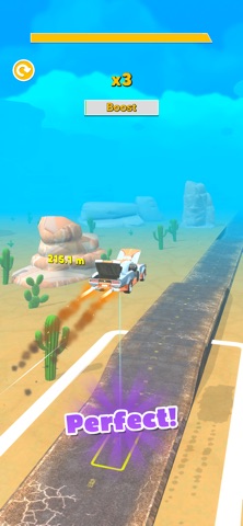 Mega Car Fly: Jet Pack Jumping Screenshot 1 of 6