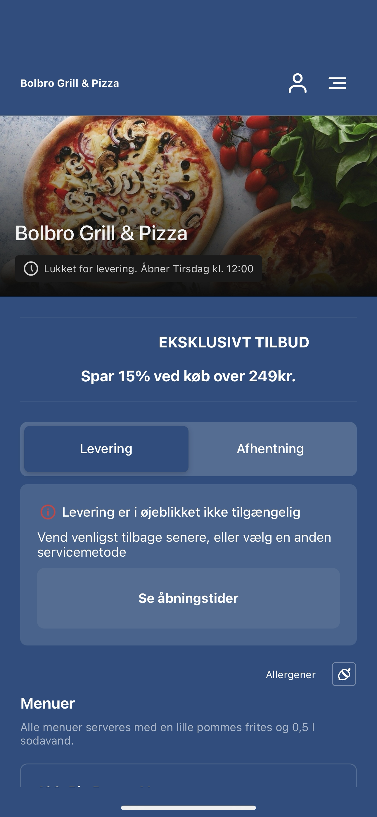 Bolbro Grill & Pizza