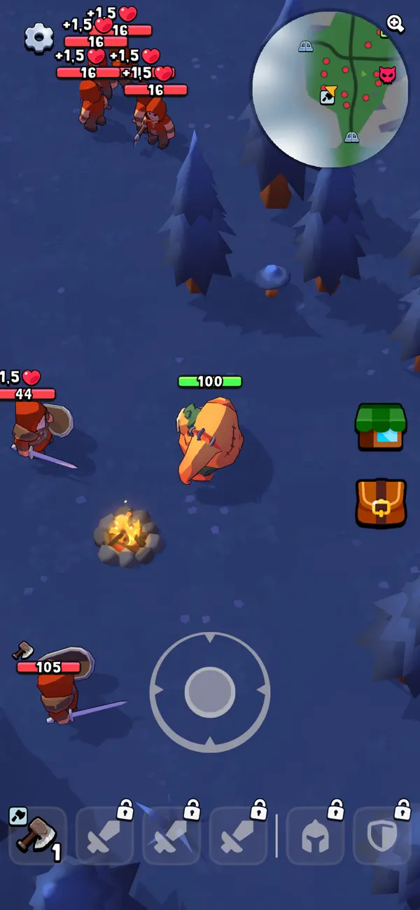 Butcher hero: hook'n'chew RPG Hack screenshot 5 - iOS game interface