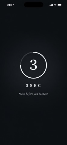 3SEC: Anti-Hesitation iPhone screenshot