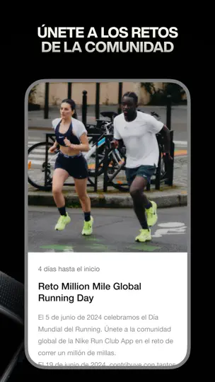 Captura de pantalla de Nike Run Club: Running en iPhone 7