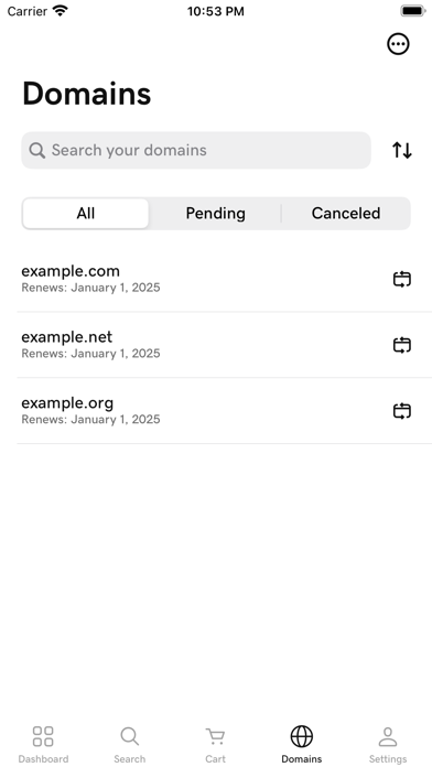 GoDaddy Investor Screenshot