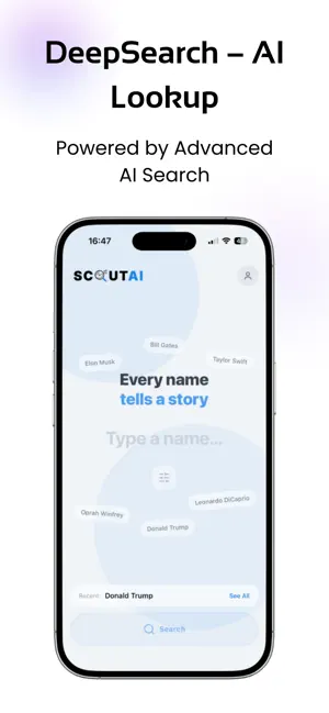Scout Ai: Deepsearch & Lookup screenshot 1