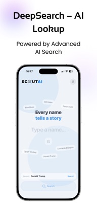 Scout Ai: Deepsearch & Lookup screenshot 1