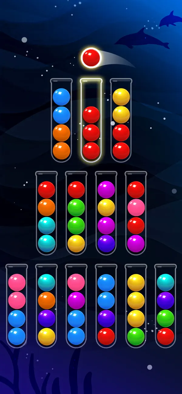 Screenshot #2 pour Color Sort - Jeu des Couleurs