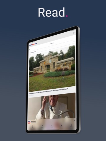 WIZM News iPad screenshot