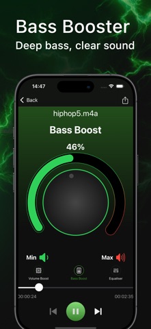 Volume Booster Sound Amplifier iPhone screenshot