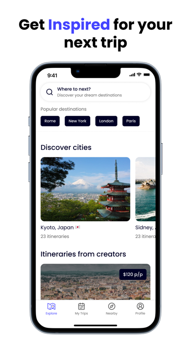 Discovertsy: Trip Planner Screenshot