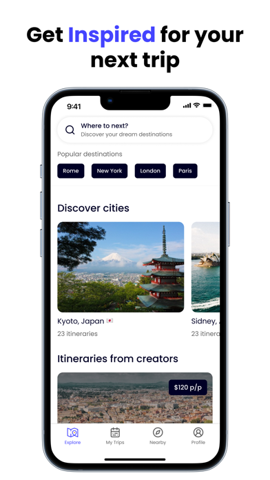 Discovertsy: Travel Planner Screenshot