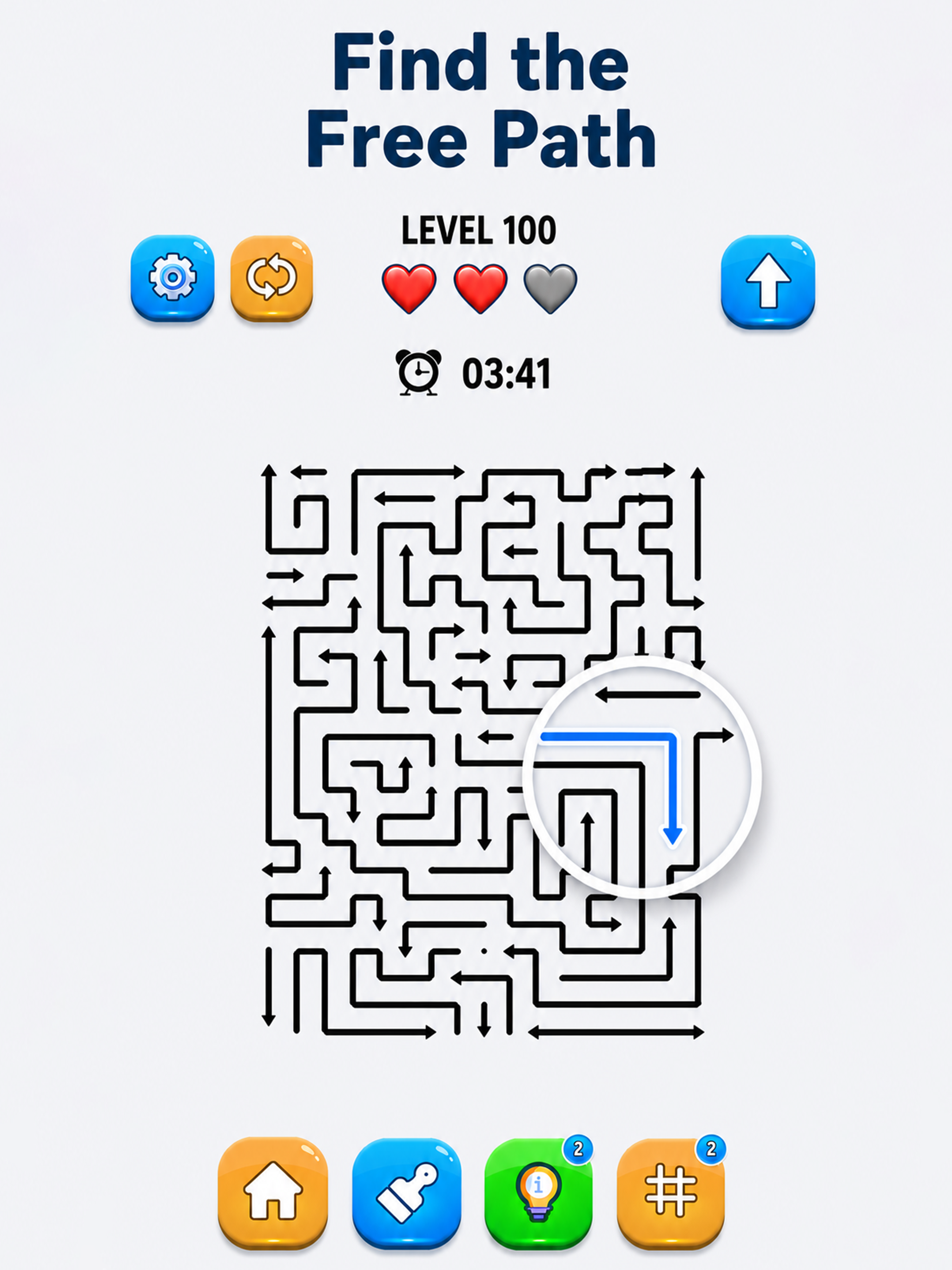 Arrow Out Puzzle Brain Bosting screenshot 12