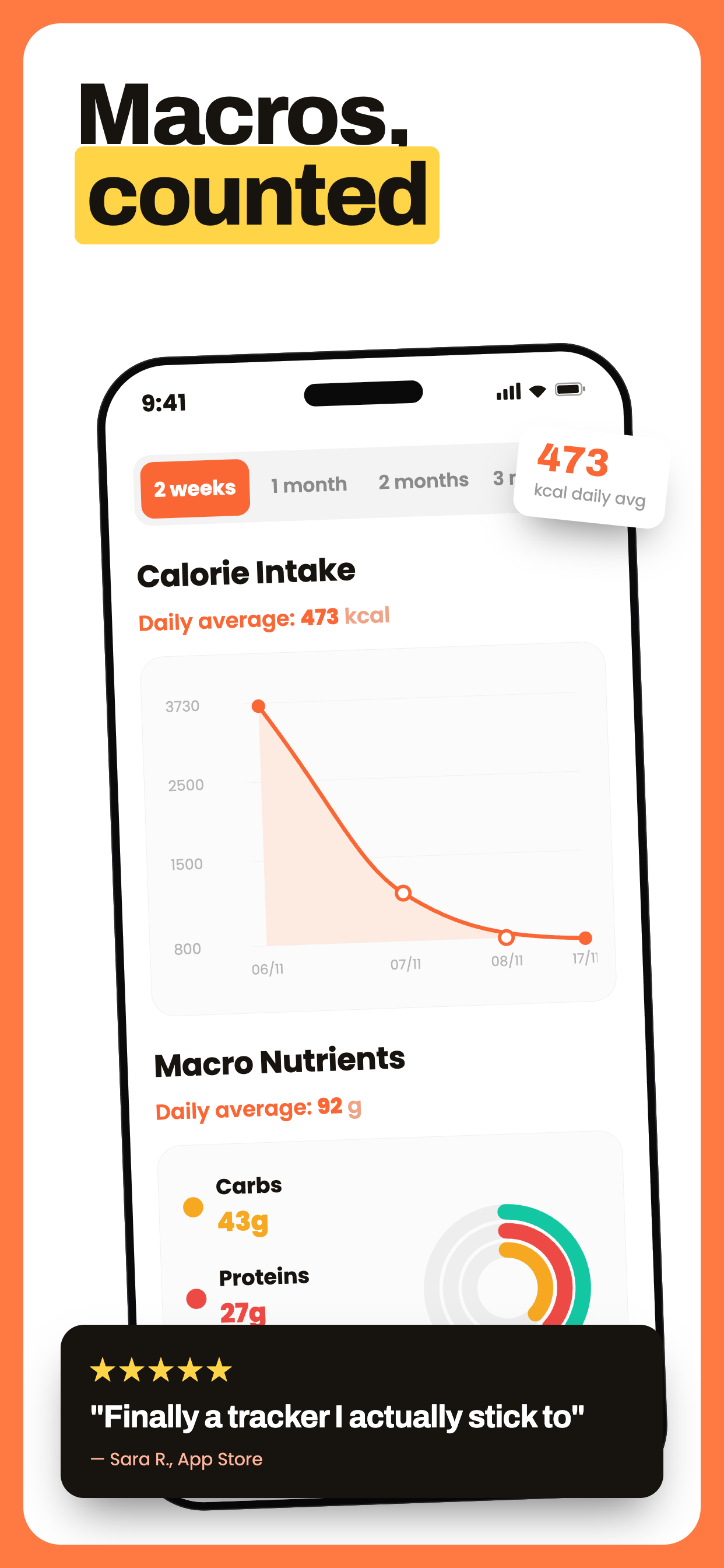 CalBalance - food diary screenshot 3