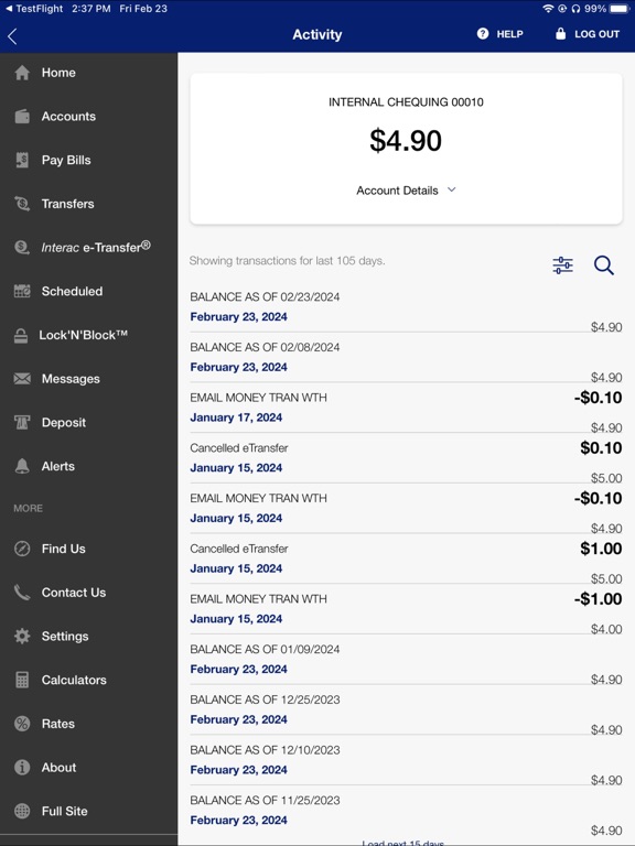OMISTA iPad screenshot 8 - Finance app