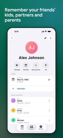 Circles: Birthday Reminder screenshot 2