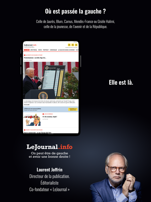 LeJournal.info iPad screenshot 1 - News app