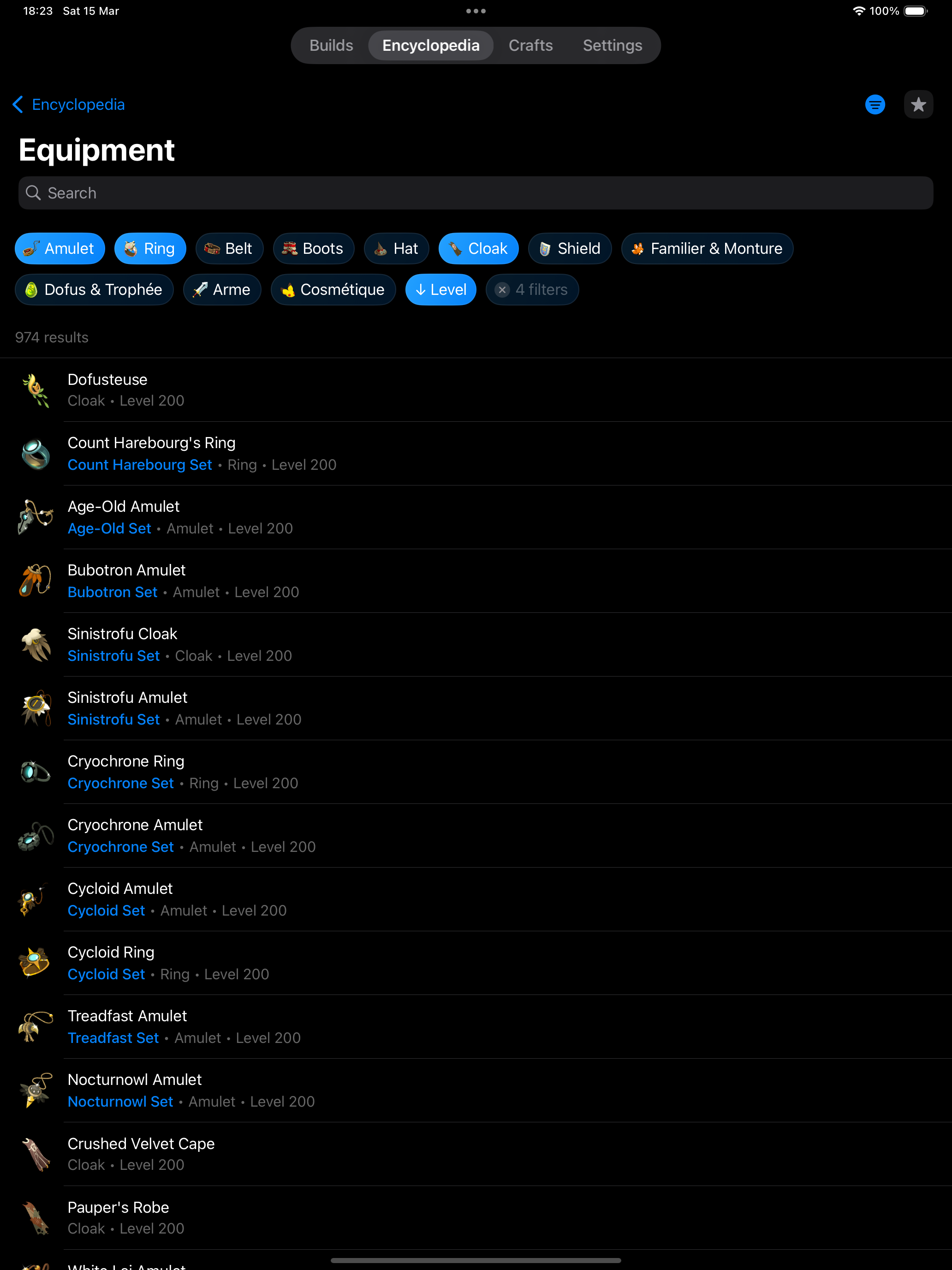 DofaRox: Dofus Build Planner