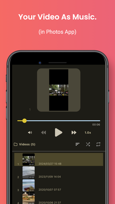 MusicPlayerOfMyVideo videoBGM Screenshot 1 - AppWisp.com MusicPlayerOfMyVideo videoBGM Screenshot 1 - AppWisp.com