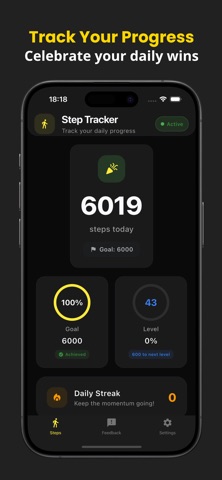 Leveling Steps: Pedometer Screenshot 5 of 6