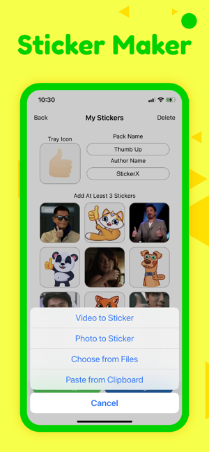 StickerX for WhatsApp & Maker Screenshot