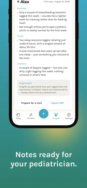 Handsful: Baby Tracker screenshot 4