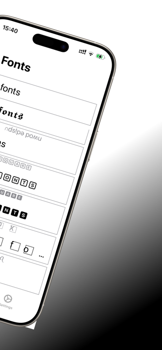 Fonts + Keyboard Screenshot 2 of 3