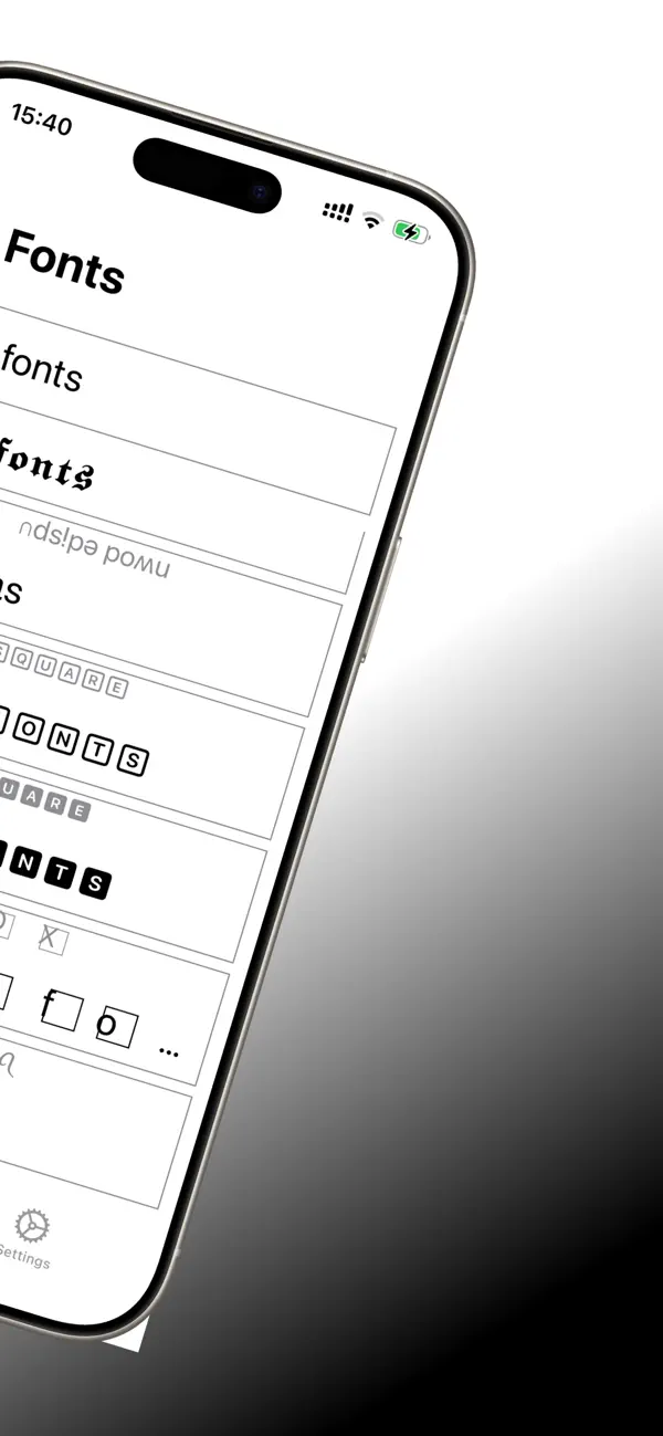 Screenshot #2 pour Fonts + Keyboard